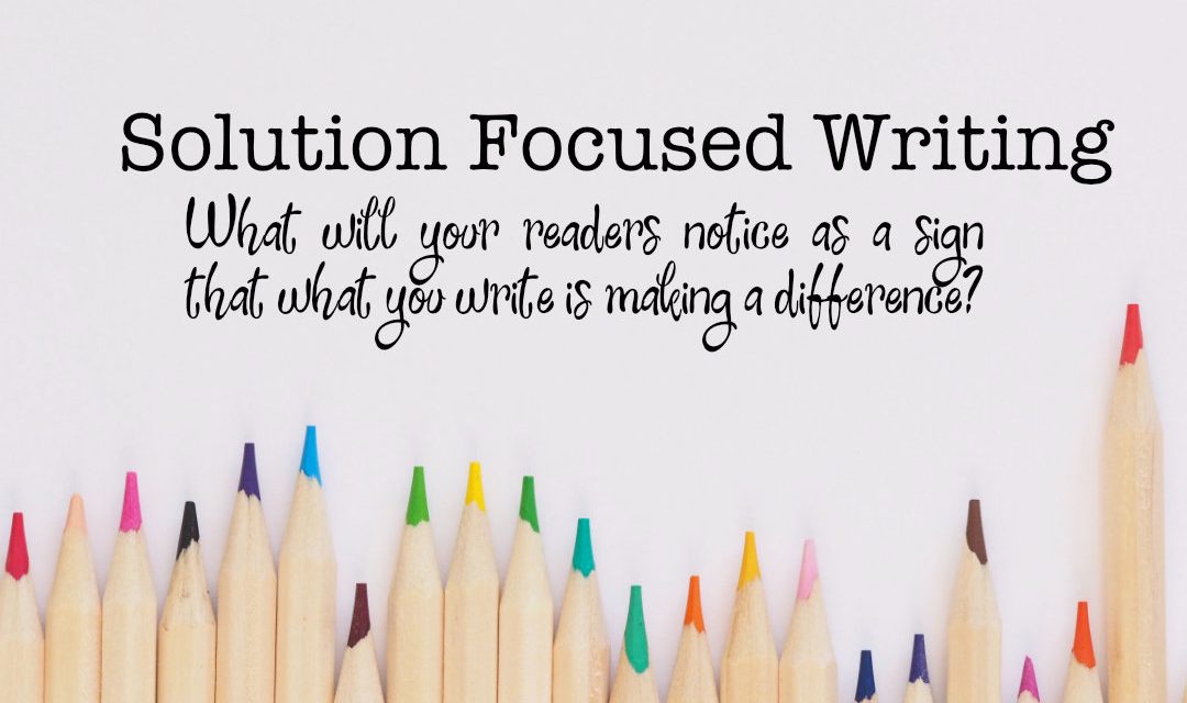 Solution Focused Writing Webinar